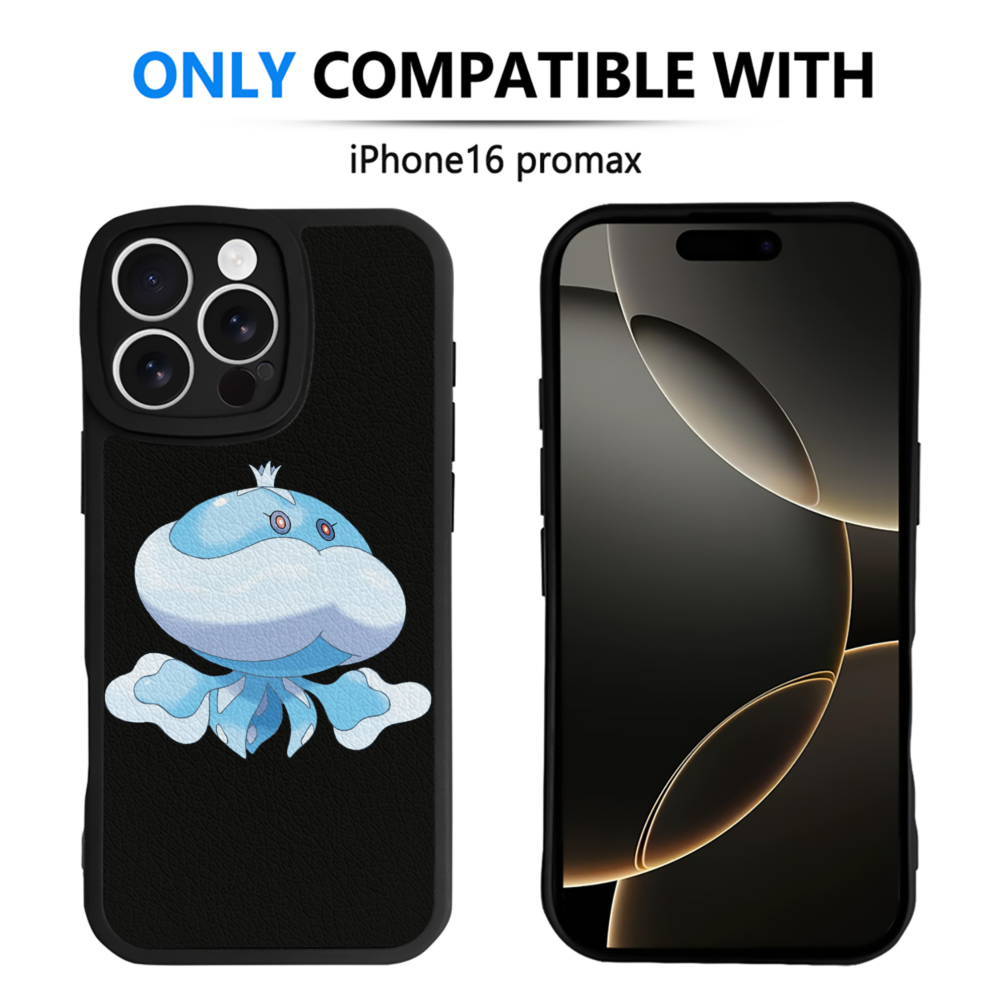 （画像用） ポケットモンスター Pokémon 【iPhone 16シリーズ対応】シリコンスマホケース（レザー調） 材質：シリコン